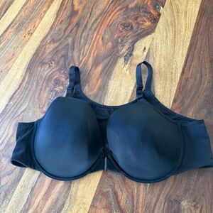 orrid Black Front Closure Plunge Bra 44C Underwire Smooth Cup